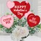 Big Dot of Happiness Conversation Hearts - Valentine's Day Party Centerpiece Sticks - Table Toppers - Set of 15